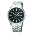 Pulsar Men's Every Day Value Bracelet Watch W/ Black Dial